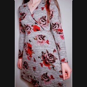 Candie’s Long Sleeve Floral Dress